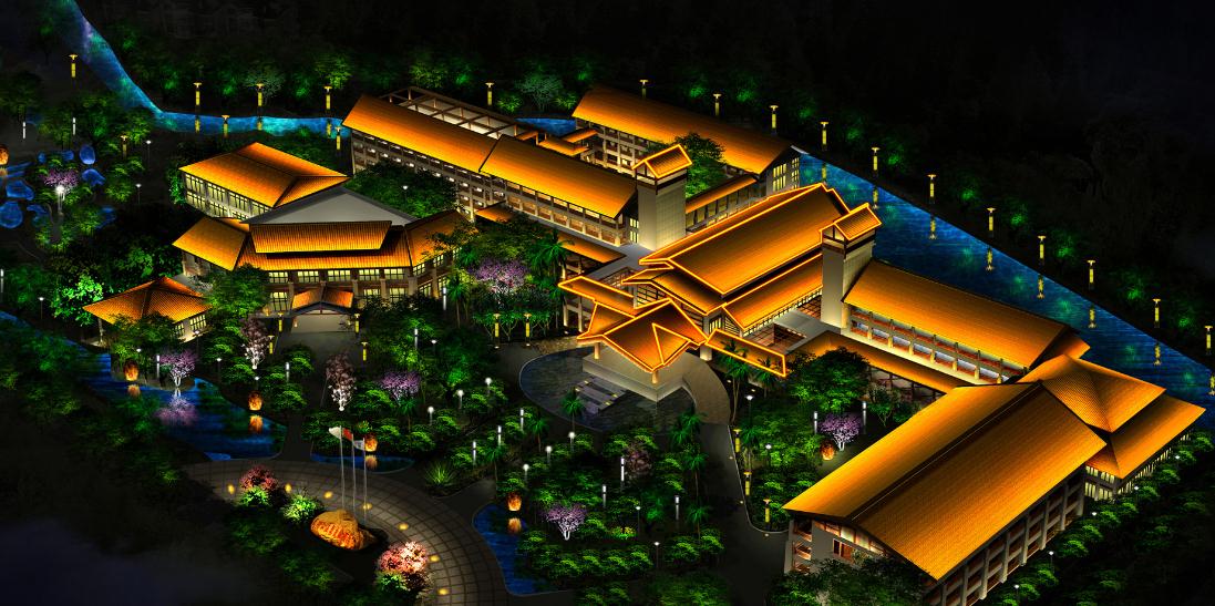 用色彩與燈光，讓景區(qū)樓體更具魅力——景區(qū)樓體亮化設計