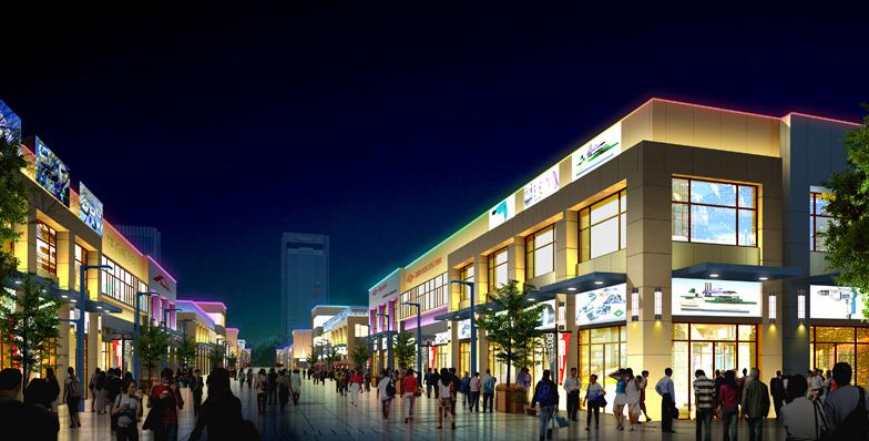 商業(yè)街亮化，讓城市更美
