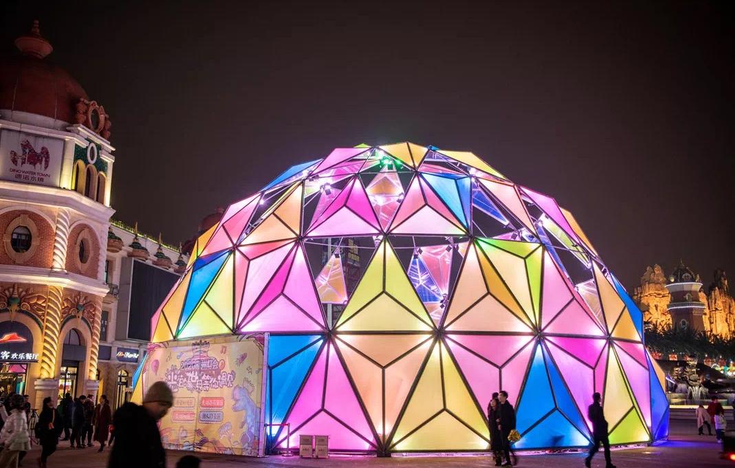 室外燈光亮化：讓夜晚更加迷人璀璨