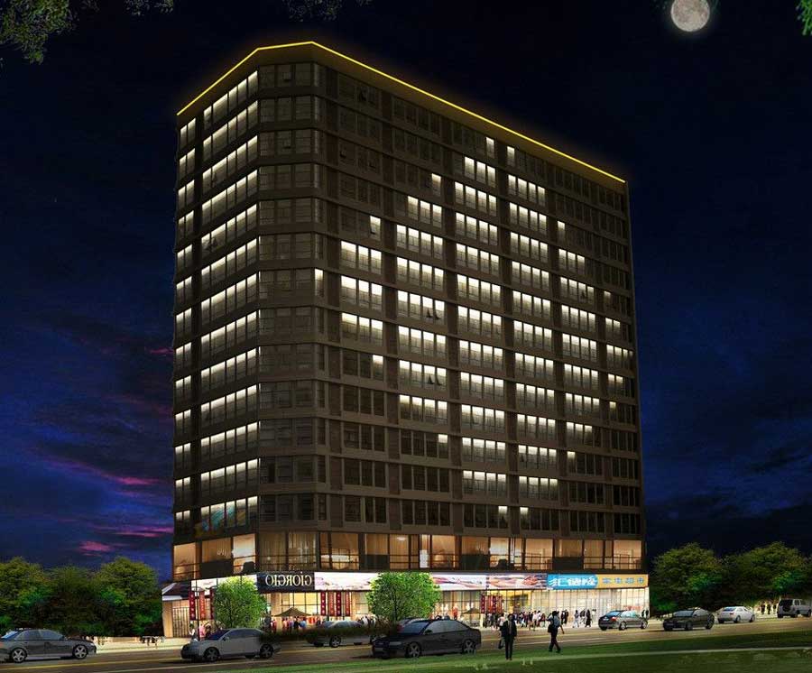 小區(qū)外墻亮化