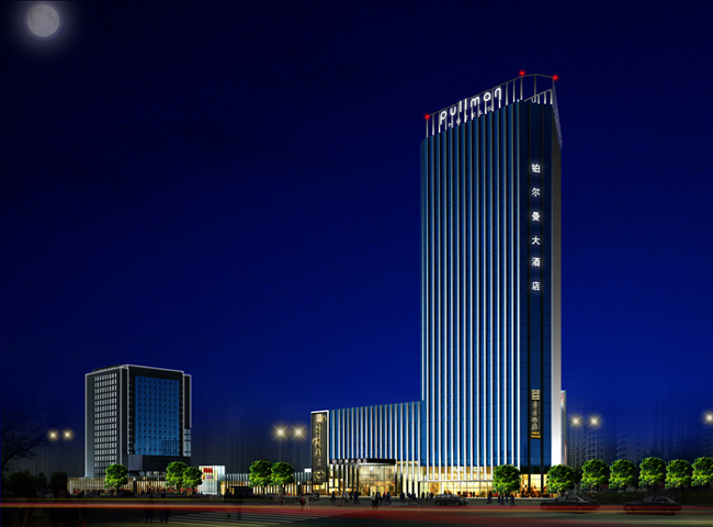 酒店外墻亮化設計